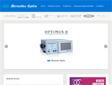 Tablet Screenshot of micromedicaepsilon.com